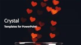  Presentation with miracle - Theme consisting of miracle-of-love-from-glass background and a black colored foreground