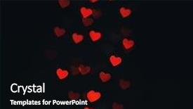  Presentation with miracle - Presentation design consisting of miracle-of-love-from-glass background and a black colored foreground