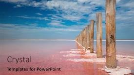  Presentation with miracle - Slide deck with miracle-of-nature-real-pink background and a coral colored foreground