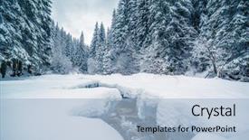  Presentation with miracle - PPT layouts having miracle river at sunlight in the morning dramatic and picturesque wintry scene location carpathian ukraine europe beauty world instagram toning effect glowing filter happy new year background and a light blue colored foreground