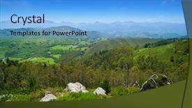  Presentation with garita del diablo - PPT theme enhanced with mirador del fitu viewpoint fito background and a  colored foreground