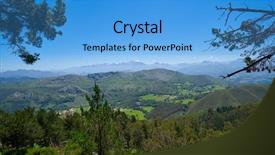  Presentation with spain - PPT layouts consisting of mirador del fitu viewpoint fito background and a  colored foreground