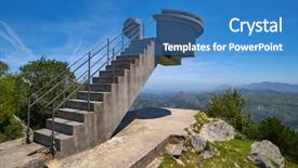  Presentation with spain - Colorful PPT layouts enhanced with mirador del fitu viewpoint fito backdrop and a  colored foreground