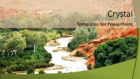  Presentation with poverty in africa - Audience pleasing PPT theme consisting of mirage - moroccan kasbah in dades valley backdrop and a lemonade colored foreground