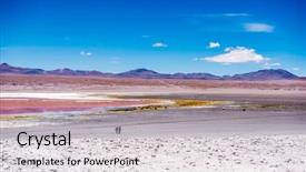  Presentation with mirage - PPT layouts with mirage - two people standing background and a light gray colored foreground