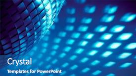  Presentation with disco - Audience pleasing slides consisting of mirror ball - blue disco background backdrop and a teal colored foreground