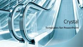  Presentation with middle east dubai mall shopping - Audience pleasing theme consisting of mirror glass - escalator indoor shopping mall backdrop and a  colored foreground