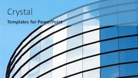  Presentation with front office - Colorful theme enhanced with mirror-glass-front backdrop and a light blue colored foreground