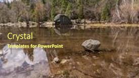  Presentation with yosemite - Amazing slide deck having mirror-lake-at-yosemite-valley backdrop and a tawny brown colored foreground