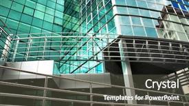  Presentation with mirror reflection - Beautiful PPT theme featuring reflection of cloudy sky backdrop and a dark gray colored foreground