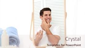  Presentation with mirror reflection - Presentation with mirror-with-reflection-of-handsome background and a lemonade colored foreground