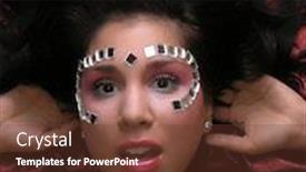  Presentation with funky - Beautiful slide set featuring mirrors on funky smiling face glasses fashion backdrop and a tawny brown colored foreground