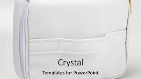  Presentation with hot to use microsoft project - Theme with miscellanous - necessaire bag for miscellaneous use background and a  colored foreground