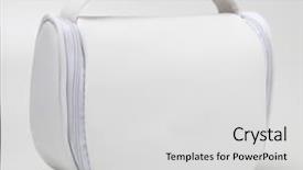  Presentation with hot to use microsoft project - Colorful PPT layouts enhanced with miscellanous - necessaire bag for miscellaneous use backdrop and a  colored foreground