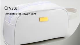  Presentation with bag - Presentation having miscellanous - necessaire bag for miscellaneous use background and a white colored foreground