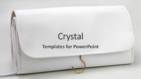  Presentation with bathroom - Slides enhanced with miscellanous - necessaire bag for miscellaneous use background and a  colored foreground