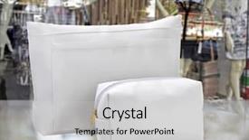  Presentation with bag - Theme enhanced with miscellanous - necessaire bag for miscellaneous use background and a  colored foreground