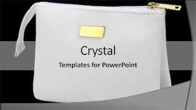  Presentation with hot to use microsoft project - PPT theme consisting of miscellanous - necessaire bag for miscellaneous use background and a light gray colored foreground