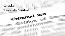  Presentation with definition - PPT layouts featuring definition of criminal law background and a white colored foreground