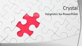  Presentation with last piece of puzzle - Amazing slides having missed target - missing puzzle piece backdrop and a white colored foreground