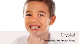  Presentation with teeth - Presentation theme having missing - latin child showing his new background and a lemonade colored foreground