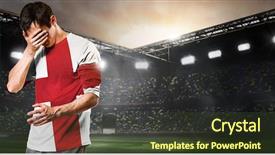  Presentation with england football - Slide set enhanced with missing - sad england national team soccer background and a tawny brown colored foreground