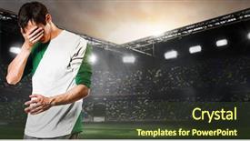  Presentation with team player - Slide set with missing - sad nigeria national team soccer background and a tawny brown colored foreground