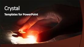  Presentation with falling jigsaw piecs - Cool new PPT layouts with missing jigsaw glowing puzzle piece backdrop and a black colored foreground