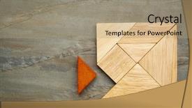  Presentation with chinese traditional - Audience pleasing presentation consisting of missing piece in a square backdrop and a coral colored foreground