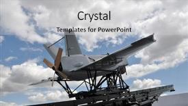  Presentation with drone - Colorful PPT layouts enhanced with mission control - drone backdrop and a light gray colored foreground