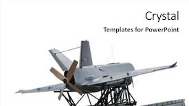  Presentation with drone - Amazing slides having mission control - drone backdrop and a white colored foreground