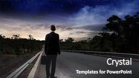  Presentation with suitcase - Amazing theme having mission field - rear view of businessman backdrop and a dark gray colored foreground