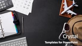  Presentation with business travel - Cool new slides with mission trip - business and travel concept accessories backdrop and a dark gray colored foreground