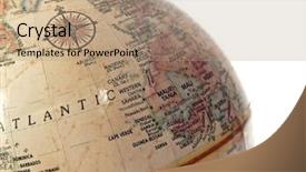  Presentation with mission - Slide set enhanced with pouring white milk against blue background and glass background and a light blue colored foreground