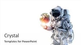  Presentation with mission - PPT layouts featuring missions earth - spaceman and his mission mixed background and a white colored foreground