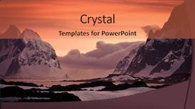  Presentation with japan beautiful landscape mountain fuji - Presentation design enhanced with mist over the mountains beautiful background and a coral colored foreground