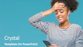  Presentation with young woman diagnosis of sti - Theme having mistakes - young afro american woman texting background and a teal colored foreground