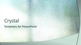  Presentation with background - Amazing slide deck having misted window background backdrop and a sky blue colored foreground