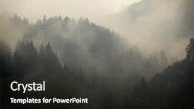  Presentation with fog - Slides enhanced with misty mountains - mountain fog background and a dark gray colored foreground