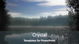  Presentation with awards night - Presentation consisting of misty night near the foggy background and a dark gray colored foreground