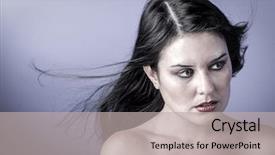  Presentation with mythology - Cool new presentation theme with mithology - beautiful woman mythology concept brunette backdrop and a light gray colored foreground