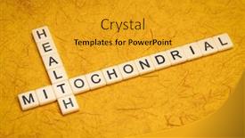  Presentation with aging - Cool new presentation theme with mitochondrial-health-crossword-in-ivory backdrop and a gold colored foreground