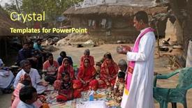  Presentation with faithful - Cool new presentation theme with mitrapur-india-february-26-2020 backdrop and a tawny brown colored foreground