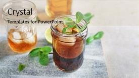  Presentation with moving libre - Cool new slides with mix 2 liquids - two mason jars with cuba backdrop and a  colored foreground