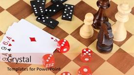  Presentation with politics - Cool new slides with mix of games close-up backdrop and a coral colored foreground