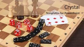  Presentation with monopoly games - Slide deck consisting of assessment - summary results research report progress background and a light gray colored foreground