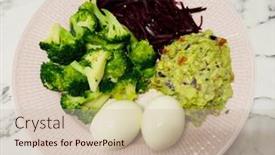  Presentation with vegetarian - 