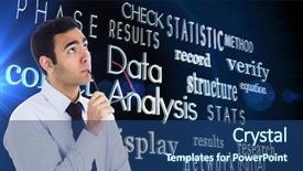  Presentation with thinking - Slide deck enhanced with mixed method - composite image of thinking businessman background and a ocean colored foreground