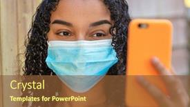  Presentation with african american teenager girl - Audience pleasing slide deck consisting of mixed-race-african-american-teenager backdrop and a tawny brown colored foreground