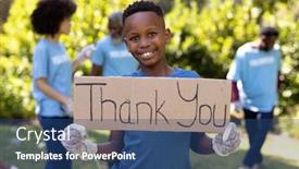 Presentation with race - Colorful slides enhanced with mixed-race-boy-spending-time backdrop and a ocean colored foreground